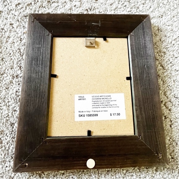 Giovanni Morello Framed Prints Artichoke Pepper Watercolor Paintings Set of 2 - Picture 8 of 12